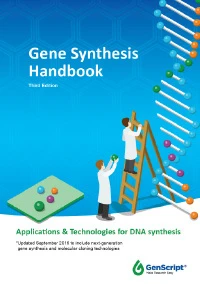 Gene Synthesis Handbook